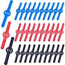 AHANDMAKER 36 Pcs String Trimmer Head Blades, 3 Colors Weed Wacker Head Blades Replace Plastic Cutter Blades Lawn Mower Weed Eater Blades, for Cordless Grass Trimmer, Hole: 5mm