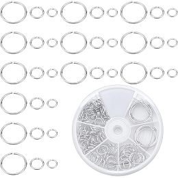 PH PandaHall 304 Stainless Steel Jump Ring 1000pcs Open Jump Rings 18-Gauge  O Ring Diameter 4mm 5mm 6mm 8mm 9mm 10mm for Earring Bracelet Necklace  Pendant Jewelry DIY Craft Making 4/5/6/8/9/10mm Stainless