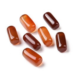 Natural Carnelian Beads, No Hole, Column, 20x9x9mm