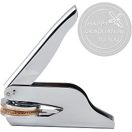 CRASPIRE Diploma Embosser Stamp from The Library of Embosser Graduation Hat Hand-Held Embosser Seal Library Stamp Monogram for Envelopes Anti-Counterfeiting Letter Paper Napkins Invitations