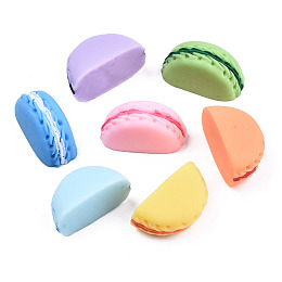 Honeyhandy Opaque Resin Cabochons, Macaron, Mixed Color, 15x29.5x15mm