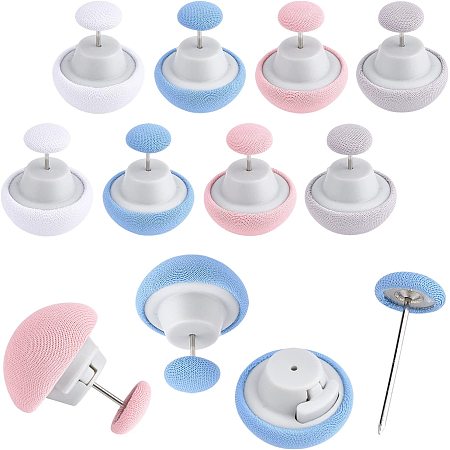 GORGECRAFT 4 Colors 8PCS Duvet Cover Clips Insert Holder for Comforter Inside Button Fasteners Keeps from Shifting Comforter Pins, Curtain or Drape Pins, or to Secure Upholstery