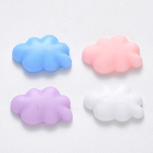 Honeyhandy Resin Cabochons, Cloud, Mixed Color, 22x14x6mm