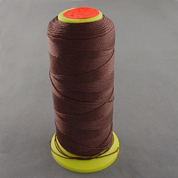 Honeyhandy Nylon Sewing Thread, Saddle Brown, 0.8mm, about 300m/roll