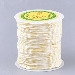 Honeyhandy Nylon Thread, Cornsilk, 1.5mm, about 120.29 yards(110m)/roll