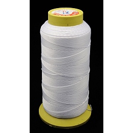 Honeyhandy Nylon Sewing Thread, 3-Ply, Spool Cord, Alice Blue, 0.33mm, 1000yards/roll