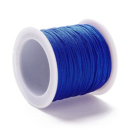 Honeyhandy Nylon Thread, DIY Material for Jewelry Making, Blue, 1mm, 100yards/roll