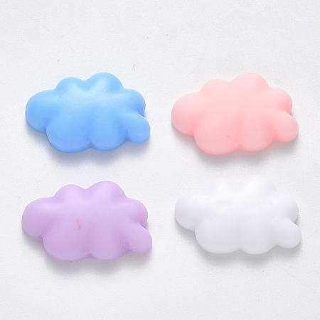 Resin Cabochons, Cloud, Mixed Color, 22x14x6mm
