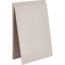 PandaHall Elite 11.7 x 8.2" Book Board, 6pcs 79PT Rectangle Binders Board for Book Binding Book Cover Heavy Weight Brown Kraft Cardboard Paper Board for Scrapbooking Picture Frame Backing Invitations