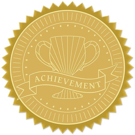 CRASPIRE Gold Foil Certificate Seals Achievement 2