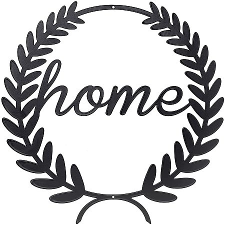OLYCRAFT Word Home Metal Wall Decorations Home Sign Metal Pendant for Home Office Decoration Bedroom Living Room Decor Sculpture (11