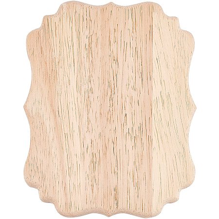 Wholesale FINGERINSPIRE Nature Wood Plaque Unfinished Wooden