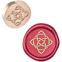 PandaHall Elite Celtic Knot Sealing Stamp Head, Vintage Retro Wax Seal Stamp Head for Letter Envelope Party Invitation Wine Packages Birthday Embellishment Gift Decoration