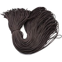 Pandahall Elite 100m 2mm Parachute Rope Paracord Polyester Ropes Spandex Accessory Cord Rope Multipurpose for Bracelets Making （CoconutBrown）