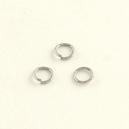 Honeyhandy 304 Stainless Steel Open Jump Rings, Stainless Steel Color, 24 Gauge, 3x0.5mm, Hole: 2mm, Inner Diameter: 2mm, about 830pcs/10g