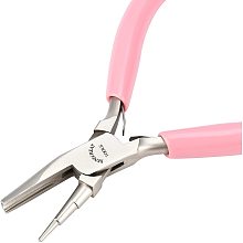 BENECREAT 5 Inch Carbon Steel pliers 3-step Wire Forming Pliers Concave Wrapping Jewelry Plier for Wire Looping DIY Making