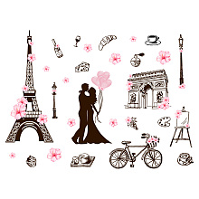 SUPERDANT PVC Wall Stickers, Wall Decoration, Eiffel Tower, 900x290mm