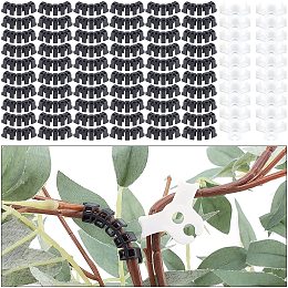 AHANDMAKER Plant Support Clips, 120 Pcs 90 Degree Plant Stem Trainer Plant Benders Low Stress Training Clips for Outdoor Plants Low Stress Training