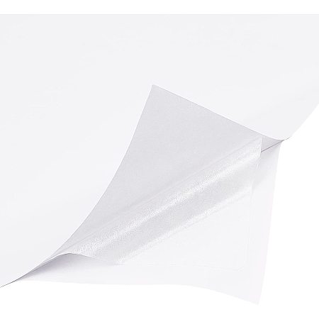 BENECREAT 10PCS White Double Sided Tape Sheets 16.5x11.5 Inch Strong Adhesive Tap Sheet for Arts Craft Photo Albums Making
