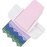 FINGERINSPIRE Pink Fancy Border Punch Lotus Flower Design Embossing Punch Handmade Scrapbooking Edge Puncher Border Edge Craft Punch DIY Paper Cutter for Paper Crafting Cards Arts(3.7x4.7x2 inch)