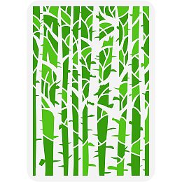 FINGERINSPIRE White Birch Painting Stencil 8.3x11.7inch Reusable Tree Trunks Pattern Drawing Template DIY Art Plants Tree Decoration Stencil for Painting on Wood, Wall, Paper and Furniture