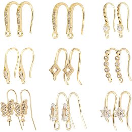 WOCRAFT 200pcs Stainless Steel Ball and Coil Earring Hooks Findings Ear Wires Fish Hook Earrings Hoops Ear Wire for DIY Jewelry Making (10169)