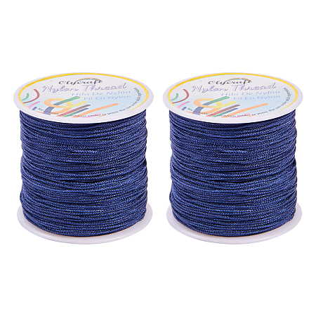 Olycraft Nylon Thread, Midnight Blue, 1mm; about 80m/roll