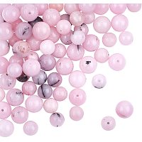 Natural Cherry Blossom Jasper Beads Strands, Round, 8~8.5mm/10~10.5mm, Hole: 1~1.2mm; about 83pcs/box, 2strands/box