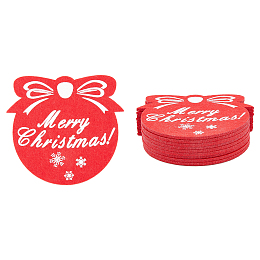 SUPERFINDINGS 10Pcs Felt Cup Mats Christmas Theme Coasters Snowflake Holiday Coasters Red Heat Resistant Table Placemats Christmas Nonslip Decorations Coasters for Drinks Wine Coffee Cup