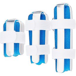 GORGECRAFT 3 Sizes Finger Splints All Fingers Support Brace Trigger Splint Knuckle Immobilization Foam Alloy Straightener Fixation for Broken Pinky Sport Injurie Supplies Accessories