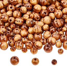  ECYC Ltd 11 Pcs 18mm Round Wood Beads Bulk, Natural Wood Spacer  Beads Wooden Loose Round Beads Dyed Wooden Craft Beads with Holes for DIY  Jewelry Bracelet Necklace Keychain Crafts Decorations 