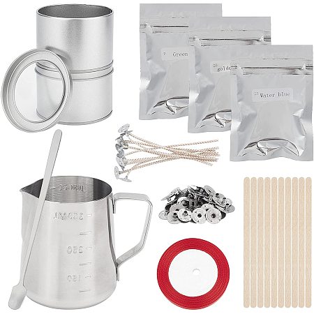 AHANDMAKER DIY Candle Making Supplies, Candle Making Kit Complete Candle Making Set for Birthdays Valentine's Day Wedding Christmas Candle Making Lovers and Beginners