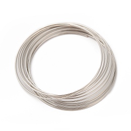 Honeyhandy Steel Bracelet Memory Wire 5.5CM,Wire : 18 Gauge,1.0mm,about 10 circles/set