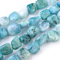 ARRICRAFT Natural Hemimorphite Beads Strands, Nuggets, 12~24x12~14x7~12mm, Hole: 1mm, about 29pcs/strand, 15.9~16.1 inches(40.5~41cm)