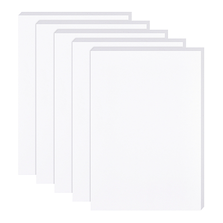 Sponge EVA Sheet Foam Paper Sets, With Adhesive Back, Antiskid, Rectangle, White, 30x21x0.6cm