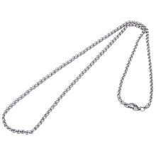 UNICRAFTALE 10pcs Stainless Steel Necklaces Smooth Chain Necklace Unisex Rolo Chain Necklaces 19.5"(49.5cm)