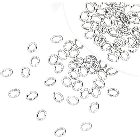 Arricraft 78pcs/10g 304 Stainless Steel Jump Rings, Jewelry Connectors, O Rings Chains Repair Supplies for Earring Bracelet Jewelry Making-Stainless Steel Color