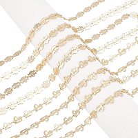 Arricraft 2 Strands Brass Link Chains with Charms, Necklace Cable Chain, O-Shaped Chains for Jewelry Making, Skull & Heart