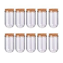 BENECREAT 32 Pack 15ml Glass Jars Bottles Decoration Bottles with Cork Stoppers for Party Favors, Arts, Small Projects and DIY Decorations