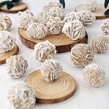 Honeyhandy Natural Desert Rose Stone Display Decorations, Raw Selenite Cluster Mineral Specimen, Reiki Energy Stone Gift for Valentine's Day, 15~20mm