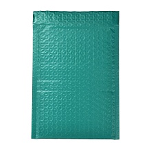 Honeyhandy Matte Film Package Bags, Bubble Mailer, Padded Envelopes, Rectangle, Teal, 27x17.2x0.2cm