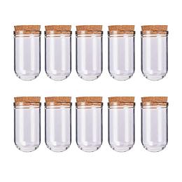 BENECREAT 32 Pack 15ml Glass Jars Bottles Decoration Bottles with Cork Stoppers for Party Favors, Arts, Small Projects and DIY Decorations