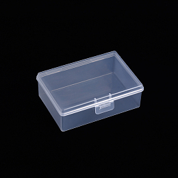 CRASPIRE 1 Set 18 PACK Square Mini Clear Plastic Bead Storage
