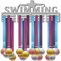 CREATCABIN Medal Holder Sport Swimming Swimmer Medals Display Over 60 Medals