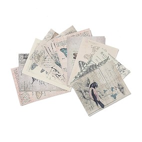 Honeyhandy Scrapbook Paper Pad, for DIY Album Scrapbook, Greeting Card, Background Paper, Diary Decorative, Burghley House, 9.1x6.6cm, 30pcs/bag