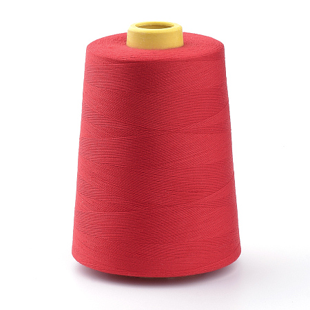 Honeyhandy Polyester Sewing Thread Cords, For Cloth or DIY Craft, Red, 0.1mm, about 7000yards/roll