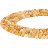 CHGCRAFT 315Pcs Round Beads Natural Beads Polished Beads for Craft DIY Jewelry Making Beads Garland Mixed