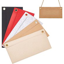 WADORN 5 Colors Felt Purse Organizer Insert, Handbag Organizer Inside Crossbody Purse Conversion Kit Women Clutch Envelope Bag Insert Liner for LV Kirigami Pochette LV Sarah Wallet, 9.8x4.9 Inch