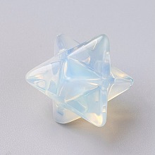 Honeyhandy Opalite Beads, No Hole/Undrilled, Merkaba Star, 28x23.5x17.5mm