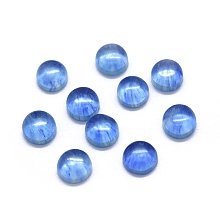 Honeyhandy Natural Kyanite/Cyanite/Disthene Cabochons, Half Round/Dome, 4x1.5~2.5mm